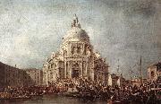 GUARDI, Francesco The Doge at the Basilica of La Salute  gd Sweden oil painting reproduction